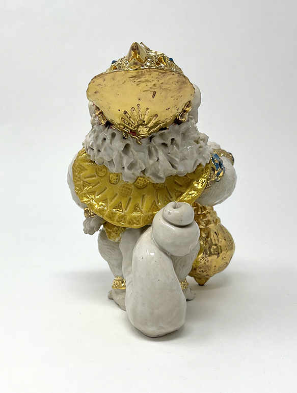 Brigitte Saugstad Hanuman Royal-15 ceramic statue, sculpture, idol, figurine, monkey -D