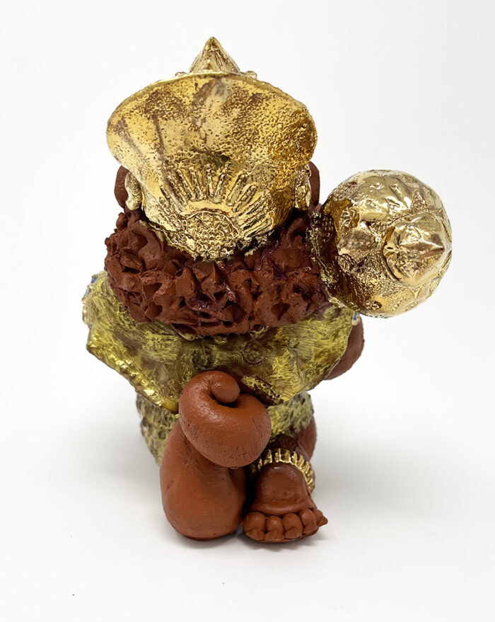 Brigitte Saugstad Hanuman Royal-21. ceramic statue, sculpture, idol, figurine, monkey -D